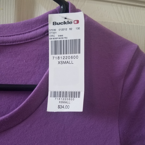 NOT AVAILABLE   NWT!! Women's MISS ME Short Sleeve Top XS - Picture 3 of 5